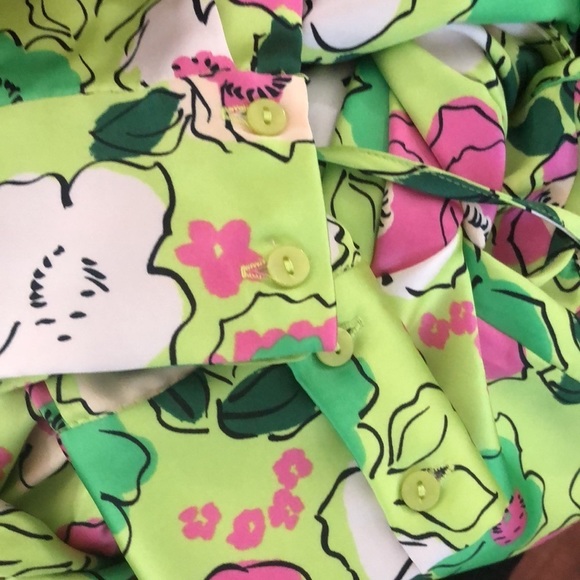 Zara | Floral Cropped Wrap Top, Size S - Picture 7 of 7